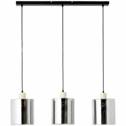 Luminaires Scandinaves-Luminaires Brilliant Suspension Brilliant Weald Noir, 3 lumières