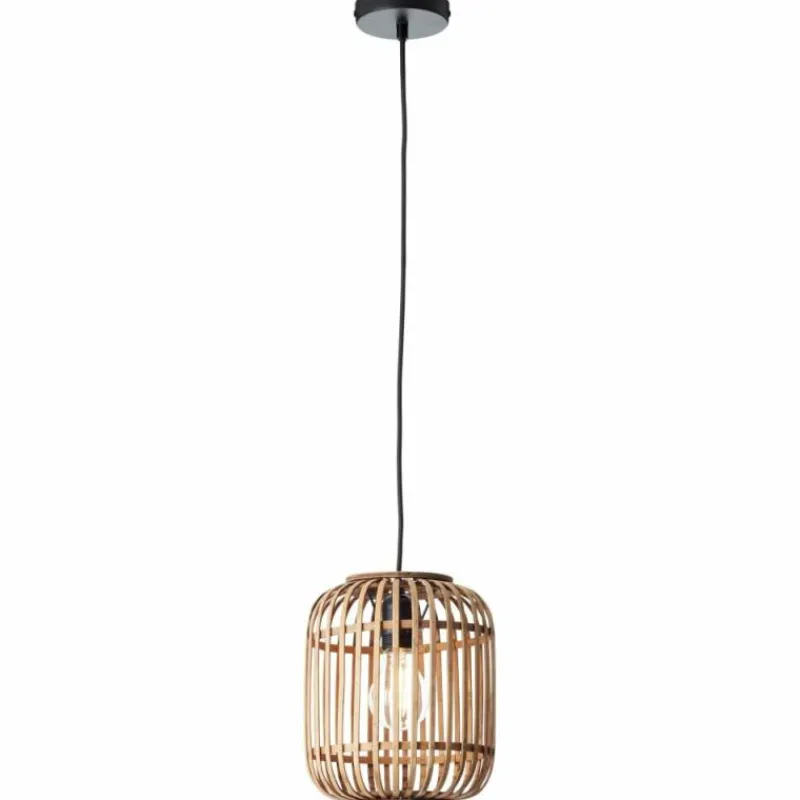 Style Boho-Chic-Luminaires Brilliant Suspension Brilliant Woodrow Brun, 1 lumière