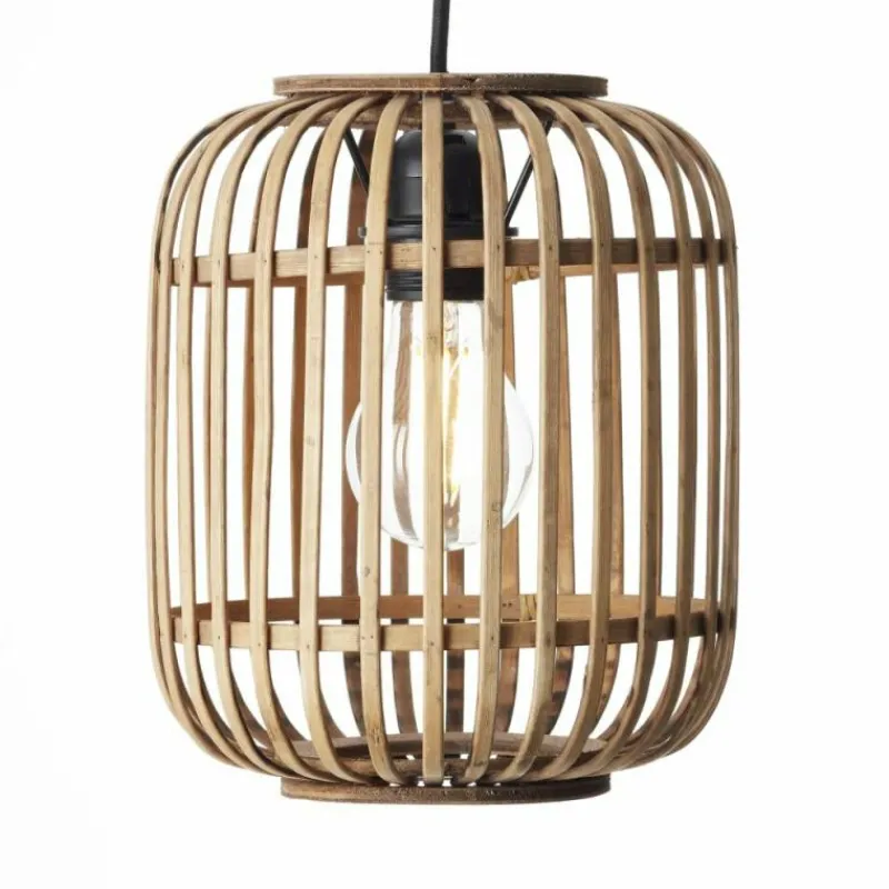 Style Boho-Chic-Luminaires Brilliant Suspension Brilliant Woodrow Brun, 1 lumière