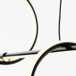 Luminaires Brilliant Suspension Brilliant Zeus LED Noir, 1 lumière, Télécommandes* Suspensions