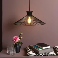 Luminaires Brilliant Suspension Brilliant-Leuchten Elmont Noir, 1 lumière* Suspensions