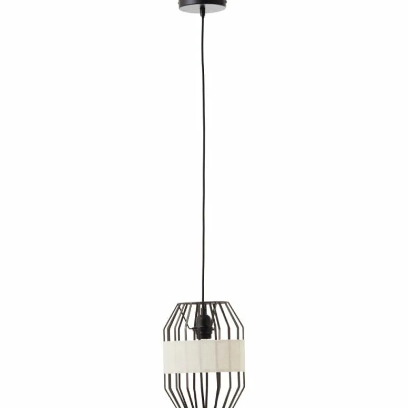 Lampes En Tissu-Luminaires Brilliant Suspension Brilliant-Leuchten Slope Noir, 1 lumière