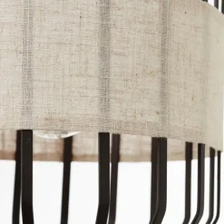 Lampes En Tissu-Luminaires Brilliant Suspension Brilliant-Leuchten Slope Noir, 1 lumière