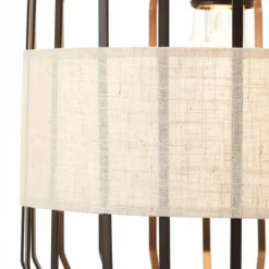 Lampes En Tissu-Luminaires Brilliant Suspension Brilliant-Leuchten Slope Noir, 4 lumières