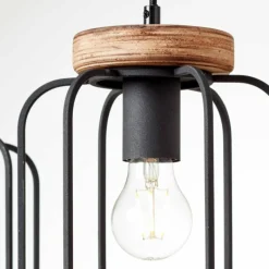 Lampes Vintages & Rétros-Luminaires Brilliant Suspension Brilliant-Leuchten Tosh Noir, 3 lumières