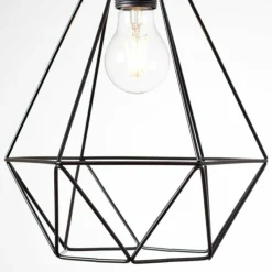 Lampes Vintages & Rétros-Luminaires Brilliant Suspension Brilliant-Leuchten Drewno Bois clair, Noir, 1 lumière