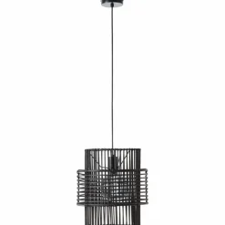 Style Boho-Chic-Luminaires Brilliant Suspension Brilliant-Leuchten Chatham Noir, 1 lumière