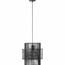 Style Boho-Chic-Luminaires Brilliant Suspension Brilliant-Leuchten Chatham Noir, 1 lumière