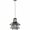 Style Boho-Chic-Luminaires Brilliant Suspension Brilliant-Leuchten Hartland Noir, 1 lumière