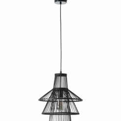 Style Boho-Chic-Luminaires Brilliant Suspension Brilliant-Leuchten Hartland Noir, 1 lumière