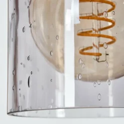 Luminaires Scandinaves-hofstein Suspension Brugg Noir, 1 lumière