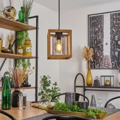 Luminaires Scandinaves-hofstein Suspension Brugg Noir, 1 lumière