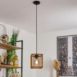 Luminaires Scandinaves-hofstein Suspension Brugg Noir, 1 lumière