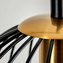 Lampes Vintages & Rétros-hofstein Suspension Buihomau Noir, 4 lumières