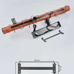 Luminaires Scandinaves-hofstein Suspension Burruyaco Gris, Écru, 6 lumières