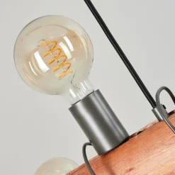 Luminaires Scandinaves-hofstein Suspension Burruyaco Gris, Écru, 6 lumières