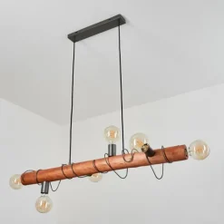 Luminaires Scandinaves-hofstein Suspension Burruyaco Gris, Écru, 6 lumières