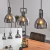 hofstein Suspension Buzova Gris, Noir, 3 lumières