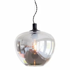 Suspension Verre Fumé-By Rydéns Suspension By Rydens Bellissimo Fumé, 1 lumière