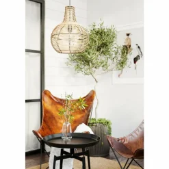 Luminaires Scandinaves-By Rydéns Suspension By Rydens Granada Bois clair, Noir, 1 lumière