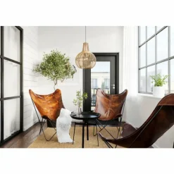 Luminaires Scandinaves-By Rydéns Suspension By Rydens Granada Bois clair, Noir, 1 lumière