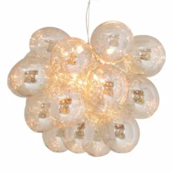 By Rydéns Suspension By Rydens Gross Ambre, 8 lumières