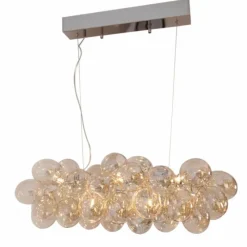 By Rydéns Suspension By Rydens Gross Ambre, 8 lumières