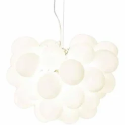 Lampe Design-By Rydéns Suspension By Rydens Gross Blanc, 8 lumières