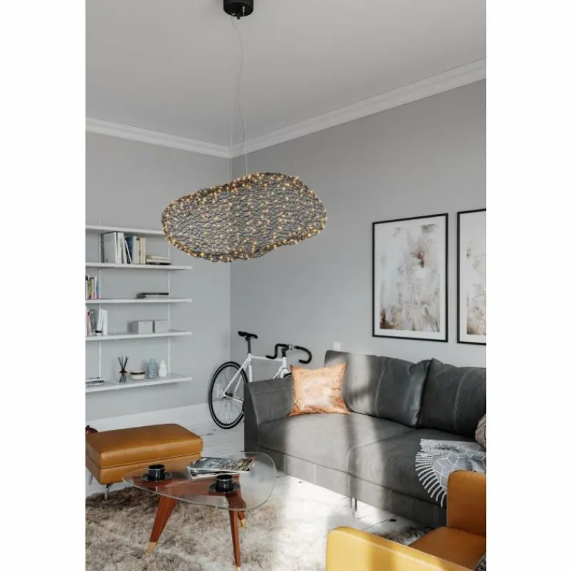 Lampe Design-By Rydéns Suspension By Rydens Hayden LED Noir, 1 lumière