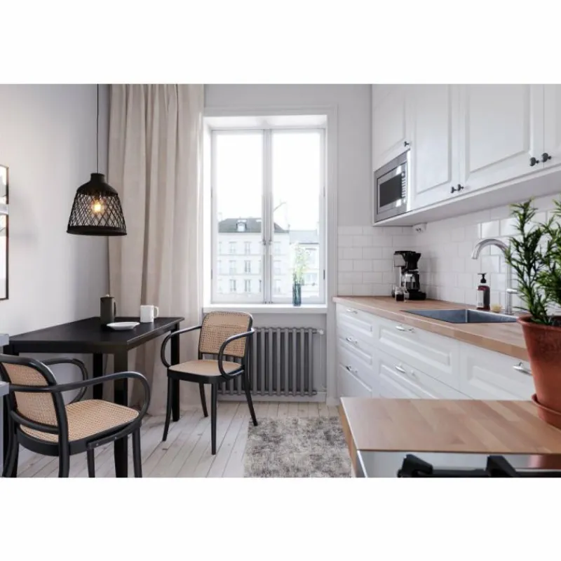 Style Boho-Chic-By Rydéns Suspension By Rydens Lucena Noir, 1 lumière