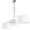 Lampes En Tissu-By Rydéns Suspension By Rydens Triple Chrome, 3 lumières