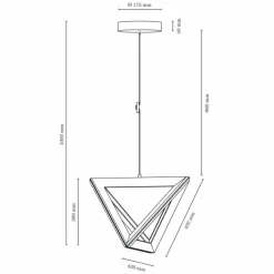 Lampes En Bois-hofstein Suspension Cabildo Écru, 1 lumière