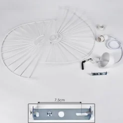 hofstein Suspension Cacor Blanc, 1 lumière