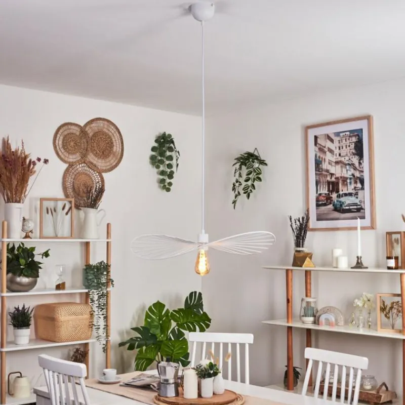 hofstein Suspension Cacor Blanc, 1 lumière