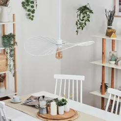 hofstein Suspension Cacor Blanc, 1 lumière