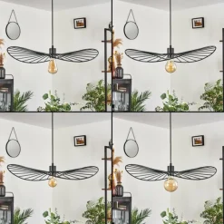 hofstein Suspension Cacor Noir, 1 lumière