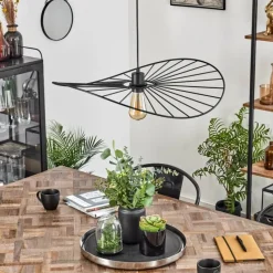 hofstein Suspension Cacor Noir, 1 lumière