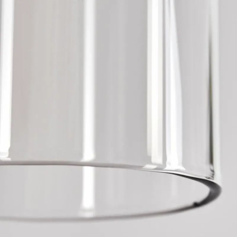 hofstein Suspension Caimitte Clair, Fumé, 5 lumières