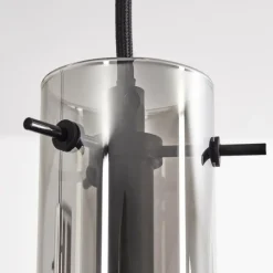 hofstein Suspension Caimitte Clair, Fumé, 5 lumières