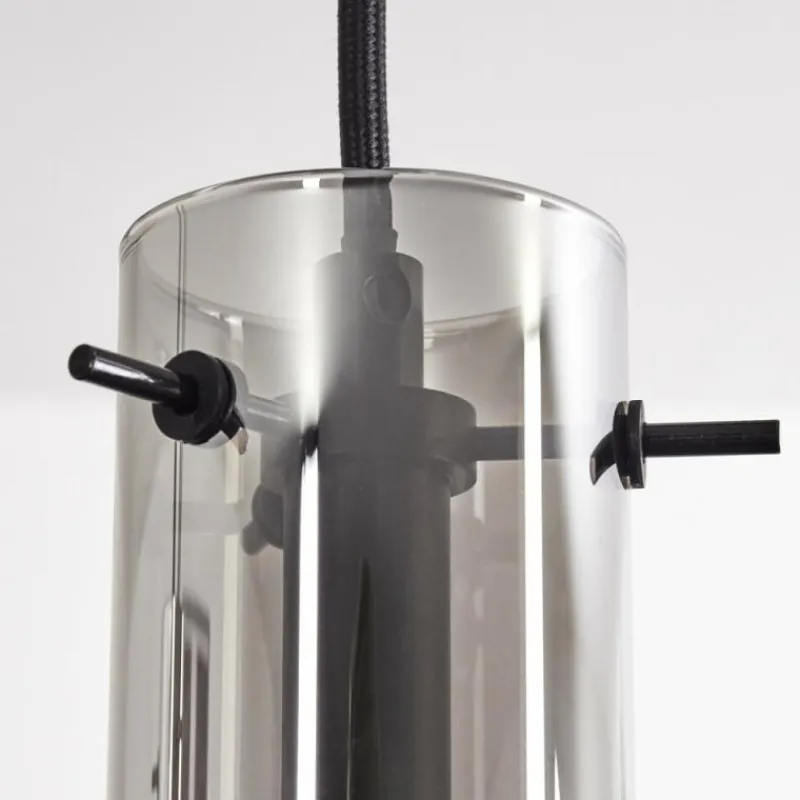 hofstein Suspension Caimitte Clair, Fumé, 5 lumières