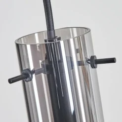 hofstein Suspension Caimitte Noir, 7 lumières