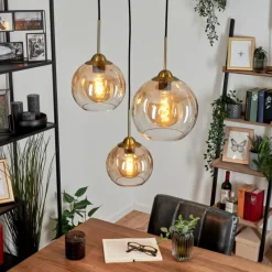 hofstein Suspension Calapa Laiton, 3 lumières