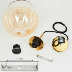 hofstein Suspension Calapa Laiton, 1 lumière