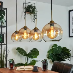 hofstein Suspension Calapa Laiton, 4 lumières