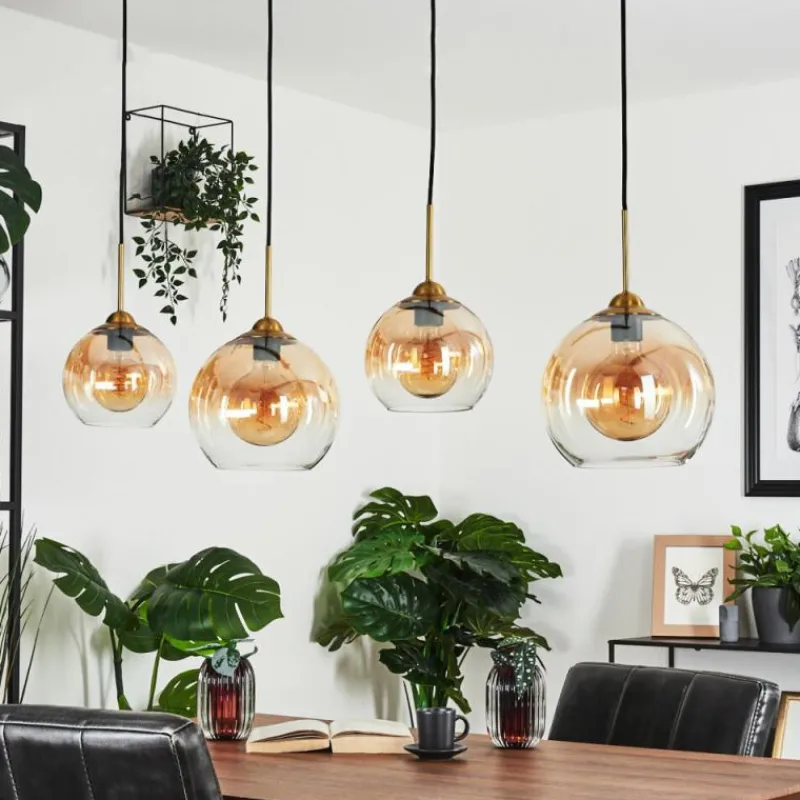 hofstein Suspension Calapa Laiton, 4 lumières