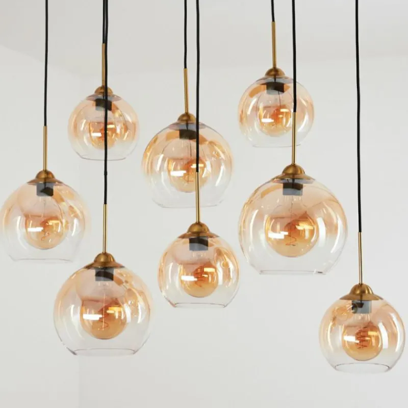 hofstein Suspension Calapa Laiton, 8 lumières