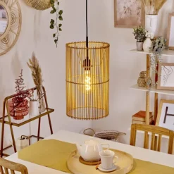 Luminaires Scandinaves-hofstein Suspension Calchines Noir, 1 lumière