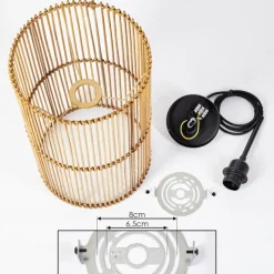 Luminaires Scandinaves-hofstein Suspension Calchines Noir, 1 lumière