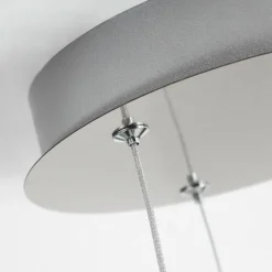 hofstein Suspension Calcium LED Nickel mat, 1 lumière* Suspensions