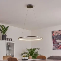 hofstein Suspension Calcium LED Nickel mat, 1 lumière* Suspensions